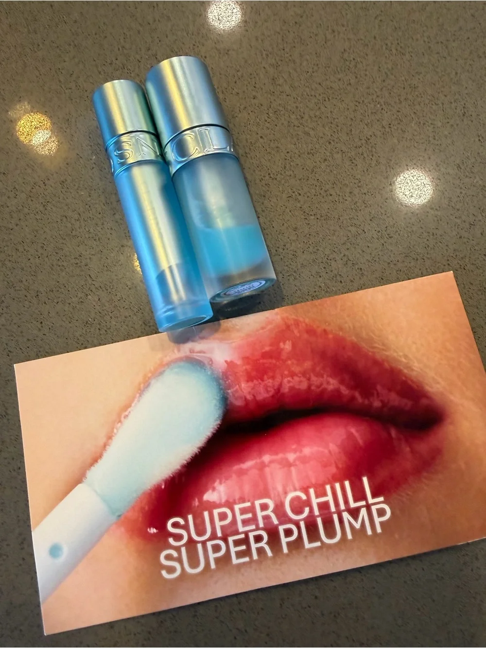 Clarins Cryo Plumping Lip Oil and Lip Oil Balm Duo Set Clear pH Pink NWT
